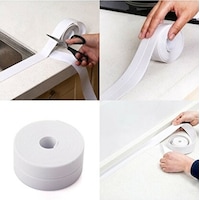 Su Sızdırmaz Lavabo Küvet Kenar Bandı 3.2 M x 38 MM Su Sızdırmaz Lavabo Küvet Kenar Bandı 3.2 M x 38 MM