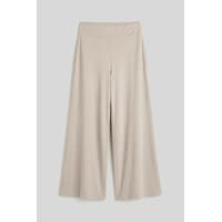 Bej Comfort Fit Geniş Paça Korsajlı Palazzo Kadın Pantolon - 94681 Bej Comfort Fit Geniş Paça Korsajlı Palazzo Kadın Pantolon - 94681