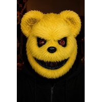 Sarı Tüylü Korku Ayı Maskesi Halloween Cadılar Bayramı Tam Yüz Kostüm Maskesi Tüm Yaşlar Sarı Tüylü Korku Ayı Maskesi Halloween Cadılar Bayramı Tam Yüz Kostüm Maskesi Tüm Yaşlar