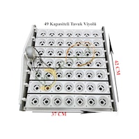 49'luk Otomatik Kuluçka Gelişim Viyolü 1/2.5 Rpm 4 Watt 49'luk Otomatik Kuluçka Gelişim Viyolü 1/2.5 Rpm 4 Watt