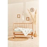Soley Boho Bebek Nevresim Takımı 100x150 Cm Yeşil Soley Boho Bebek Nevresim Takımı 100x150 Cm Yeşil