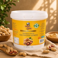 Adress Fındık Şekersiz Doğal Yer Fıstığı Ezmesi 1 KG