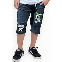 Fyk Kids Siyah Erkek Çocuk Kapri, Baskılı Şort&bermuda Füme Fyk Kids Siyah Erkek Çocuk Kapri, Baskılı Şort&bermuda Füme