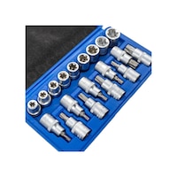 Tıtı 5440 1- 2'' İç Dış Torx Lokma Anahtar Takımı 19 Parça Tıtı 5440 1- 2'' İç Dış Torx Lokma Anahtar Takımı 19 Parça