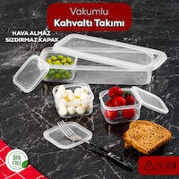 Porsima 4368 Freshlock Vakumlu Kahvaltılık Çok Amaçlı Saklama Kabı Kahvaltı Seti Şeffaf Porsima 4368 Freshlock Vakumlu Kahvaltılık Çok Amaçlı Saklama Kabı Kahvaltı Seti Şeffaf