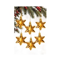 Waldern 6lı 8 Cm 6 Köşeli Yıldız Yılbaşı Çam Ağacı Süsü Gold Diğer Waldern 6lı 8 Cm 6 Köşeli Yıldız Yılbaşı Çam Ağacı Süsü Gold Diğer