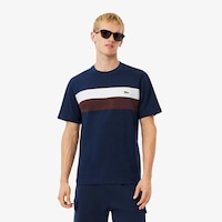 Lacoste Golf Colour Block Erkek T-shirt Lacivert Lacoste Golf Colour Block Erkek T-shirt Lacivert