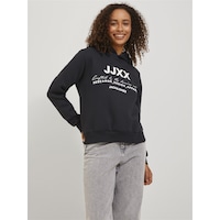 Jjxx Kapüşonlu Rahat Kesim Siyah Kadın Sweatshirt 12250183 001 Jjxx Kapüşonlu Rahat Kesim Siyah Kadın Sweatshirt 12250183 001