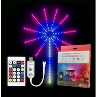 Gökkuşağı Işıkları Kumandalı Şerit Led Rgb Ritimli Akıllı Işıklar Çok Renkli Gökkuşağı Işıkları Kumandalı Şerit Led Rgb Ritimli Akıllı Işıklar Çok Renkli