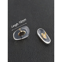 2 Çift Gözlük Silikon Gold Rayban Uyumlu Kancalı Burunluk 2 Çift Gözlük Silikon Gold Rayban Uyumlu Kancalı Burunluk