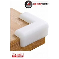 Şeffaf Yapışkanlı Kenar Ve Köşe Koruyucu Çocuk Kenar Köşe Koruma 4 Adet Beyaz Şeffaf Yapışkanlı Kenar Ve Köşe Koruyucu Çocuk Kenar Köşe Koruma 4 Adet Beyaz