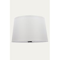 Beyaz Abajur Başlık Kumaş Çap 35 Cm Konik A876 Beyaz Beyaz Abajur Başlık Kumaş Çap 35 Cm Konik A876 Beyaz