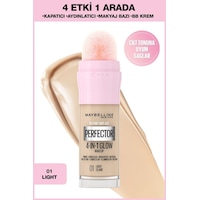 Maybelline New York Instant Perfector Glow 4 Etki 1 Arada Fondöten- 01 Light Maybelline New York Instant Perfector Glow 4 Etki 1 Arada Fondöten- 01 Light