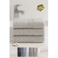 Softure 3 Lü El Yüz Havlusu Günlük Kullanım 50x90 Cm Yumuşak, Dayanıklı, Hızlı Kuruyan Vizon Softure 3 Lü El Yüz Havlusu Günlük Kullanım 50x90 Cm Yumuşak, Dayanıklı, Hızlı Kuruyan Vizon