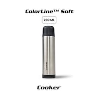 Cooker Colorline Soft 750 Ml Paslanmaz Çelik Termos Ckr2002 Siyah Cooker Colorline Soft 750 Ml Paslanmaz Çelik Termos Ckr2002 Siyah