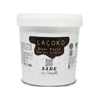 Laçoko Kova Şekersiz Katkısız Vegan Doğal Hurma Ezmesi Hurma Dolgusu Hurma Püresi 1 KG