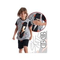Thunder Değişen Payetli Pullu Erkek Çocuk T-shirt Şort takım Thunder Değişen Payetli Pullu Erkek Çocuk T-shirt Şort takım