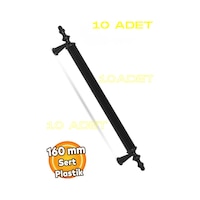 Sert Plastik 10 Adet Polavit 160 Mm Siyah Mobilya Mutfak Çekmece Dolap Dolabı Kulpu Kulbu Kulpları Siyah Sert Plastik 10 Adet Polavit 160 Mm Siyah Mobilya Mutfak Çekmece Dolap Dolabı Kulpu Kulbu Kulpları Siyah