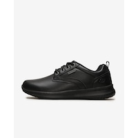 Skechers Delson - Antigo Erkek Siyah Günlük Ayakkabı 65693 Bbk Siyah