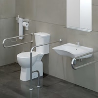 Turavit ENG1603 Engelli Kanallı Klozet Nkp Yavaş Kapak Turavit ENG1603 Engelli Kanallı Klozet Nkp Yavaş Kapak