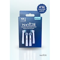 Direct Nexus Elektrikli Diş Fırçası Yedek Başlığı Medıum 4'lü Direct Nexus Elektrikli Diş Fırçası Yedek Başlığı Medıum 4'lü