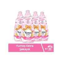 Yumoş Extra Konsantre Çamaşır Yumuşatıcısı Şakayık 4 x 1440 ML Yumoş Extra Konsantre Çamaşır Yumuşatıcısı Şakayık 4 x 1440 ML