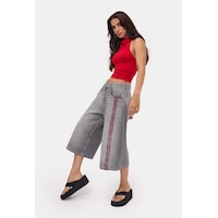 it's basic Kadın Füme 4s6-13 Süper Baggy Nakışlı Özel Tasarım Jort it's basic Kadın Füme 4s6-13 Süper Baggy Nakışlı Özel Tasarım Jort
