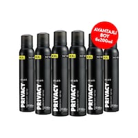 Privacy Man Erkek Sprey Deodorant 6x200 Ml Privacy Man Erkek Sprey Deodorant 6x200 Ml