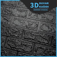 Nw06 Parlak Siyah Kendinden Yapışkanlı 3D Dekoratif Duvar Paneli (469443363) Nw06 Parlak Siyah Kendinden Yapışkanlı 3D Dekoratif Duvar Paneli (469443363)