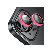 Buff Apple Uyumlu iPhone 15 / 15 Plus Neon Metal Lens Koruyucu Pembe Buff Apple Uyumlu iPhone 15 / 15 Plus Neon Metal Lens Koruyucu Pembe