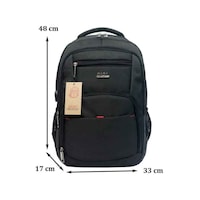Dada 03 Laptop Bölmeli 17,3 İnç Su Geçirmez Kumaş Günlük Okul Sırt Çantası Siyah Dada 03 Laptop Bölmeli 17,3 İnç Su Geçirmez Kumaş Günlük Okul Sırt Çantası Siyah