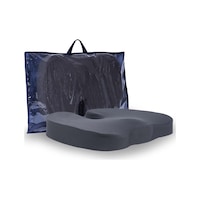 Visco Ortopedik Koksiks Oturma Minderi 44x36/7 cm, Gri Visco Ortopedik Koksiks Oturma Minderi 44x36/7 cm, Gri