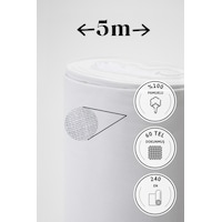 Soft Beyaz Akfil 60 Tel %100 Pamuk Metrelik Kumaş Beyaz - 5 Metre