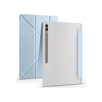 Galaxy Uyumlu Tab S10 Ultra Uyumlu 14.6 İnç Kalem Bölmeli Standlı Tri Folding Tablet Kılıfı Kapaklı Kılıf Galaxy Uyumlu Tab S10 Ultra Uyumlu 14.6 İnç Kalem Bölmeli Standlı Tri Folding Tablet Kılıfı Kapaklı Kılıf