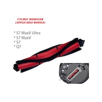 Roborock Uyumlu Q7 Max S7 Sonic Mopping S7 Pro S7 Maxv Ultra Robot Süpürge Kıllı Ana Fırça Roborock Uyumlu Q7 Max S7 Sonic Mopping S7 Pro S7 Maxv Ultra Robot Süpürge Kıllı Ana Fırça