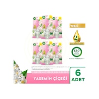Elektrikli Oda Kokusu Yedek Şişe Yasemin Çiçeği 6x19 Ml Elektrikli Oda Kokusu Yedek Şişe Yasemin Çiçeği 6x19 Ml