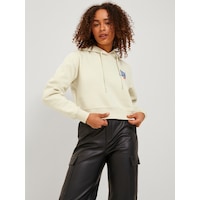 Jjxx Kapüşonlu Rahat Kesim Ekru Kadın Sweatshirt 12241834 001 Jjxx Kapüşonlu Rahat Kesim Ekru Kadın Sweatshirt 12241834 001