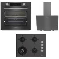 Grundig Gebm 12302 Zg - Gıgl 622410 Gr - Gdsp 2451 Zg Gri Ankastre Set Grundig Gebm 12302 Zg - Gıgl 622410 Gr - Gdsp 2451 Zg Gri Ankastre Set