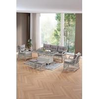 Edra Rattan Puflu Bahçe Balkon Takımı 3+1+1+camı Masa Kemik Rengi Kemik Edra Rattan Puflu Bahçe Balkon Takımı 3+1+1+camı Masa Kemik Rengi Kemik