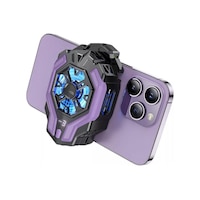 Polham Universal Işıklı Radyatörlü Süpercool Oyuncular İçin Telefon Soğutma Fanı, Kompakt Soğutucu Polham Universal Işıklı Radyatörlü Süpercool Oyuncular İçin Telefon Soğutma Fanı, Kompakt Soğutucu