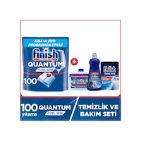 Finish Quantum Özel Seri Bulaşık Makine Deterjanı 100 Adet+temizlik Bakım Seti Finish Quantum Özel Seri Bulaşık Makine Deterjanı 100 Adet+temizlik Bakım Seti