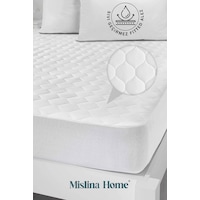 Mislina Home Kapitone Pamuklu Fitted Sıvı Geçirmez Tek & Çift Kişilik Bebek Çocuk Yatak Koruyucu Alezi Beyaz Mislina Home Kapitone Pamuklu Fitted Sıvı Geçirmez Tek & Çift Kişilik Bebek Çocuk Yatak Koruyucu Alezi Beyaz
