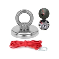 Ay Magnet Güçlü Halkalı Neodyum Pot Mıknatıs Çap 42mm Kurtarma Ay Magnet Güçlü Halkalı Neodyum Pot Mıknatıs Çap 42mm Kurtarma
