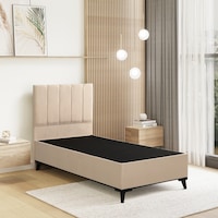 Easy Tek Kişilik Baza Başlık Set 2'li Krem Sandıksız Konuma Özel Teslimat 90x190 Easy Tek Kişilik Baza Başlık Set 2'li Krem Sandıksız Konuma Özel Teslimat 90x190
