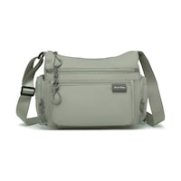 Smart Bags Açık Gri Orta Boy Çok Cepli Su Geçirmez Ultra Hafif Kumaş Kadın Çapraz Çanta Smart Bags Açık Gri Orta Boy Çok Cepli Su Geçirmez Ultra Hafif Kumaş Kadın Çapraz Çanta