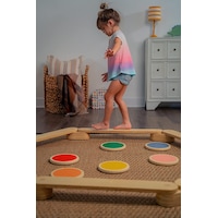 Montessori Ahşap Denge Kirişi, Denge Tahtası, Basamak Taşları, Aktivite Çocuk Oyuncağı 5 Sopa+5 Taş Montessori Ahşap Denge Kirişi, Denge Tahtası, Basamak Taşları, Aktivite Çocuk Oyuncağı 5 Sopa+5 Taş