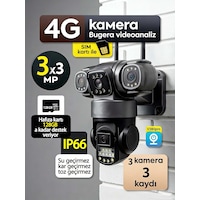 24 Saat Kablosuz 4g Sım + 9mp Kamera İki Yönlü Sesli Alarm Ip66 Su/toz Korumalı Güvenlik Sistemi 24 Saat Kablosuz 4g Sım + 9mp Kamera İki Yönlü Sesli Alarm Ip66 Su/toz Korumalı Güvenlik Sistemi
