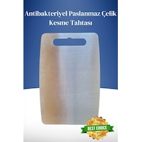 Erya Home Yüksek Kalite Paslanmaz Çelik Antibakteriyel Kesme Tahtası 20 x 30 Erya Home Yüksek Kalite Paslanmaz Çelik Antibakteriyel Kesme Tahtası 20 x 30