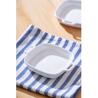 Acar Pure Carmen Kare Tabak - 12.5 Cm Beyaz Acar Pure Carmen Kare Tabak - 12.5 Cm Beyaz