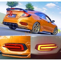 Honda Civic Fc5 2016-2022 E Dizayn Arka Sis Takımı Arka Led Honda Civic Fc5 2016-2022 E Dizayn Arka Sis Takımı Arka Led